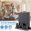 PS4 Stand with Fan, for PS4/PS4 Pro/PS4 Slim, Charging Station with LED Indicators, PS4 Controller Holder 5