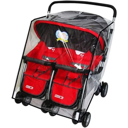 rain cover double stroller rain cover side by side stroller rain cover wind snow universal stroller cover 1