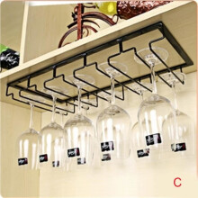 Glass Holder - Inversion Hanging Wine Glass Holder Household Wine Bar Decoration - C