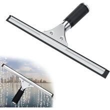 Professional Window Squeegee, Stainless Steel Window Squeegee with 35cm Blade, for Drying and Cleaning Glass
