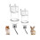 Rabbit Baby Bottle - Unspecified - 2 Pieces - 350 ML - Hanging Design - Leak-proof 1