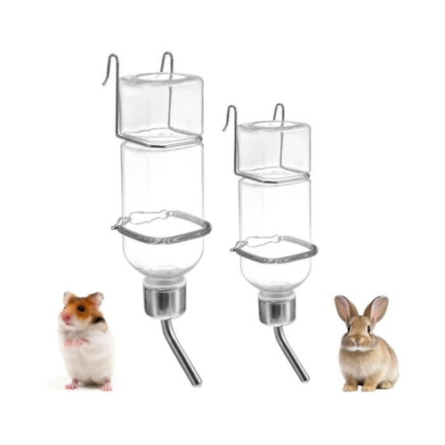 Rabbit Baby Bottle - Unspecified - 2 Pieces - 350 ML - Hanging Design - Leak-proof