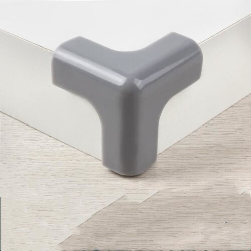 Protection, 8pcs Silicone Table Corner Protector, Protective Cover, Anti-collision Edge for - 8 pcs 3D Grey