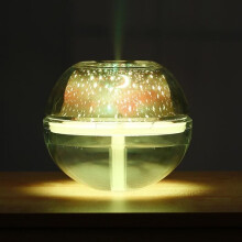USB Colorful LED Projector Light Humidifier Crystal Projection Lamp Night Lamp I720