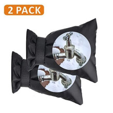 Outdoor Faucet Cover - Frost Protection Sleeve - Black