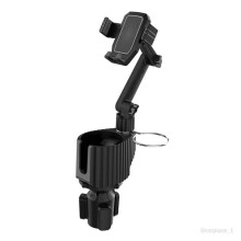 Car Cup Holder Extension Adapter with Phone Holder 360 Rotation Cup Holder