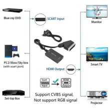 SURENHAP Scart to HDMI Adapter HD Output with Cable