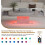 Grey Led Coffee Table with 2 Storage Drawers 7