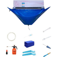 Air Conditioner Cleaning Kit, 12 Pieces Air Conditioner Cleaning Kit, Waterproof Air Conditioner Wash with Water Hose
