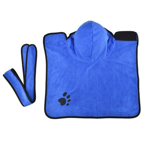 Dog Bathrobe - Unspecified - Washable - Microfiber - Ultra-absorbent - Adjustable 2