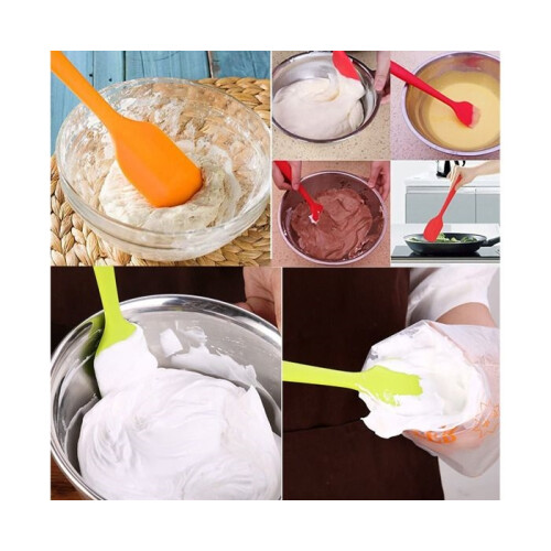 Silicone Spatula Small Rubber Spatula Mixing Spatula 5 x 8.5 inches 2
