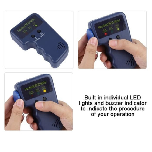 Portable Handheld Writer Copier Duplicator for 125KHz RFID ID Card with 5 Tags -NIM 2