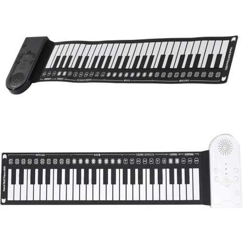 49 Keys Portable Electronic Piano Foldable Soft Silicone Easy to Carry 2