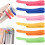 Pack of 6 Silicone Automatic Bookmarks, Automatic Bookmark Ideas, Colorful Book Marker, Automatic Bookmarks 2