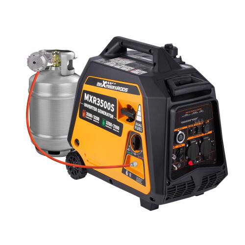 3500W Dual-Fuel Petrol/LPG Portable Inverter Generator +E-Start 1