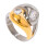 Practical Opening Rings Geometric Rings Flower Shape-C 1