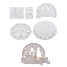 Creative Round Silicone Molds For Epoxy Resin Casting And DIY