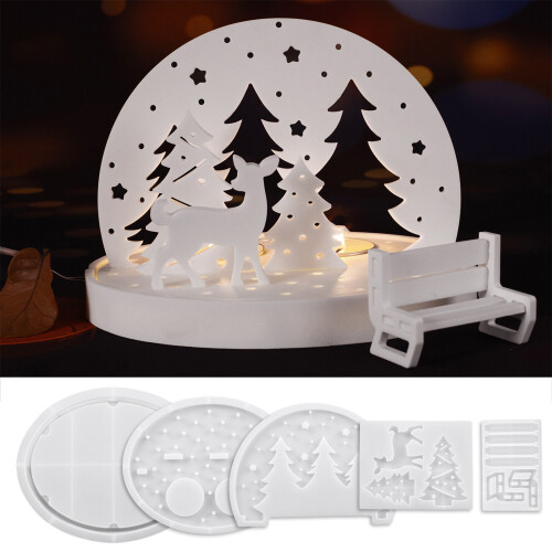 Creative Round Silicone Molds For Epoxy Resin Casting And DIY 1