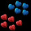 Sweet Sensations, Καλούπι Σιλικόνης Diamond Heart, Σιλικόνη Τροφίμων, Ιδανικό για 4