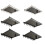 Rustproof Aluminum Alloy Wall Mounted Laundry Organizers-g 6 3