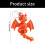 Interactief 3D-geprint Western-rood goud 4