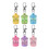 Porte-clés papillon en plastique à la mode, capuchon-Vert 3