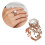 Unique Art Nouveau Coral Statement Rings With Metalwork And-7 3