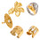 Practical Opening Rings Geometric Rings Flower Shape-C 2