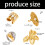 Practical Opening Rings Geometric Rings Flower Shape-C 4