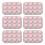 6Pièces Accessoires Pilules Miniatures Roses Pour Décor Maison 1