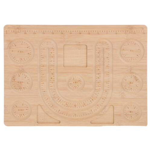 Plateau De Perles En Bambou Khaki Pour De Bracelets