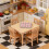 6Pièces Accessoires Pilules Miniatures Roses Pour Décor Maison 3