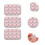 6Pièces Accessoires Pilules Miniatures Roses Pour Décor Maison 6
