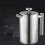 Cafetière Filtre Acier Inoxydable Argent Usage Café 2