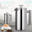 Cafetière Filtre Acier Inoxydable Argent Usage Café 3