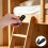4Pcs Black Metal Ladder Hook Brackets for Loft Beds and Dormitory Use 11