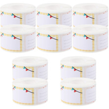 Removable Sticky Name Labels for Daycare, Office, and Home Use