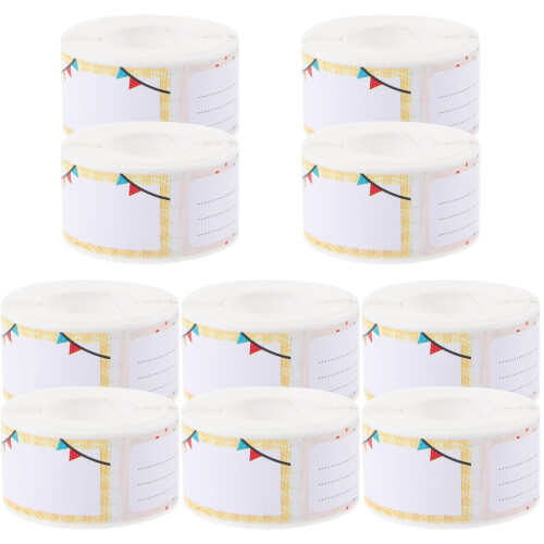 Removable Sticky Name Labels for Daycare, Office, and Home Use 1