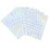 Silber Glitter Sticker DIY Hand 11