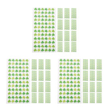 St Patrick's Day Label Seals Shamrock Stickers for Party Favors