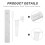 1Set Veterinary Cow Pregnancy Detection Tool Plastic Early Test Strips 4