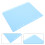 6St Herbruikbare Index Scheidingspagina's Met Tabs, Plastic, Sky- 6