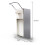 Spot 500 ml Ellenbogen-Seifenspender 292x80x80 Silber 2