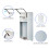Spot 500 ml Ellenbogen-Seifenspender 292x80x80 Silber 4