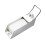 Spot 500 ml Ellenbogen-Seifenspender 292x80x80 Silber 7