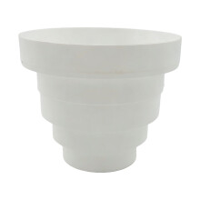 Vent Pipe Size Transition Adapter for Ranges Hood Allowing Easy