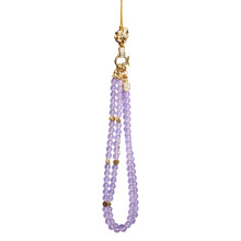 Zodiacal Horse Year Agate Braided Pendant Charm For-Purple