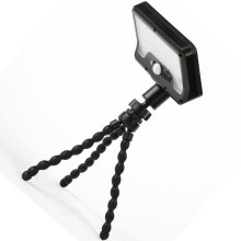 Impermeable Solar Gardenlamp 92 LED Globes Three-Black 1 pack