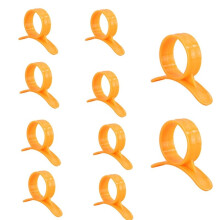 Schneckenförmiger Fingerring-Orangenschäler - 10er-Pack, kreatives Werkzeug zum Schälen von Zitrusfrüchten