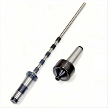 2MT Pen Turning Mandrel, Stainless Steel Pen Making Kit Supplies, Woodworking Turning Tool Woodworking Lathe Accessory